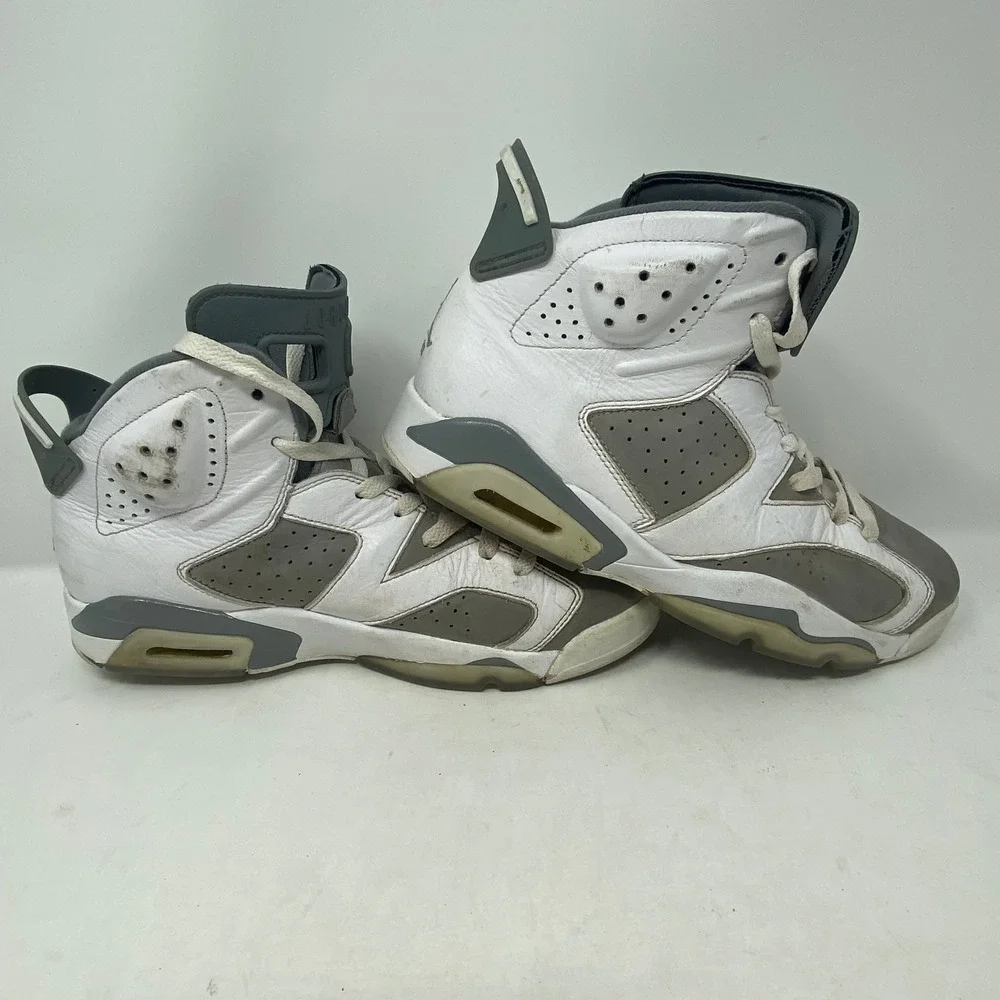 Jordan 6 Retro Cool Grey White Medium Grey CT8529-100 Mens Size 10